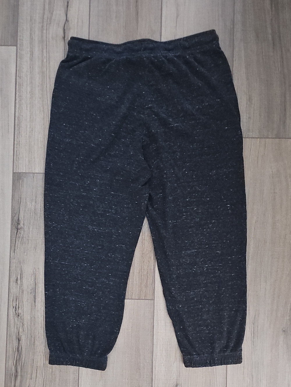 Nike Sportswear Gym Vintage Capri Jogger Sweatpants Charcoal Heather Black M - Picture 2 of 6